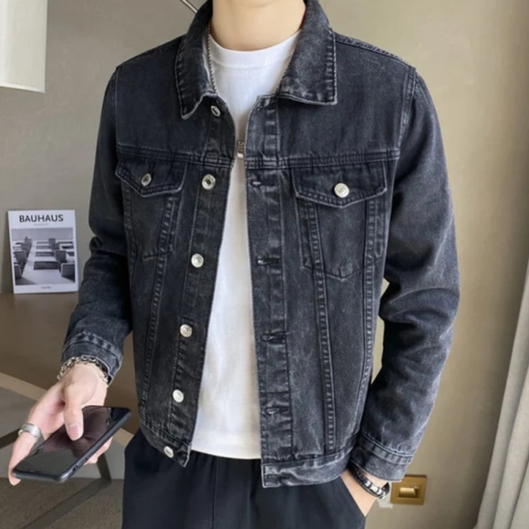 Zara Mens Jean Jacket - Picture 3 of 8